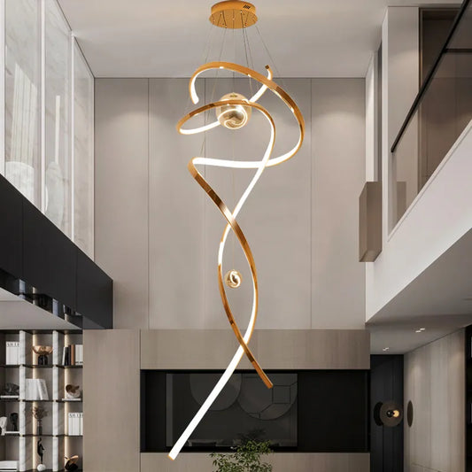 Villa Stair home living room decoration Chandelier Pendant Ceiling