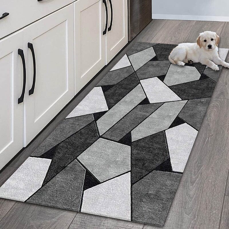 Modern Bold Print Kitchen or hallway Mat