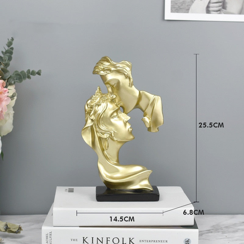 Modern Silence statue Decoration Human Face Sculpture