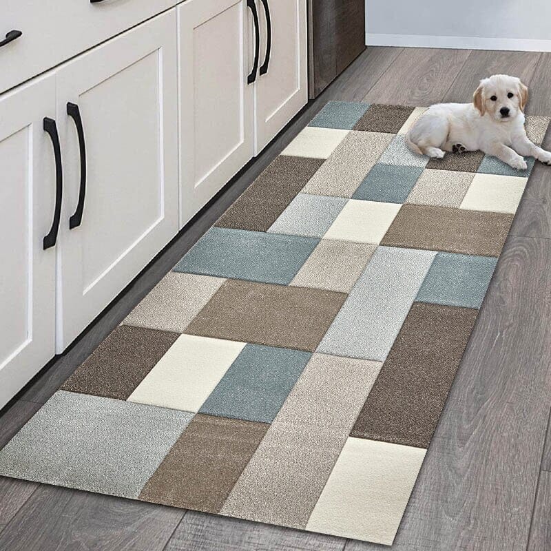 Modern Bold Print Kitchen or hallway Mat