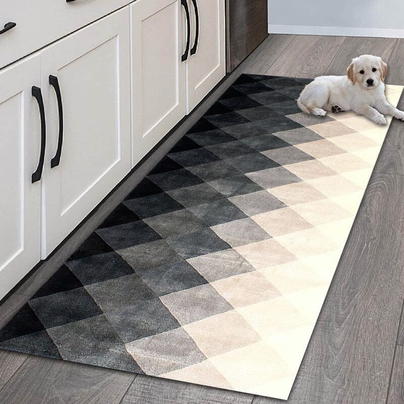 Modern Bold Print Kitchen or hallway Mat