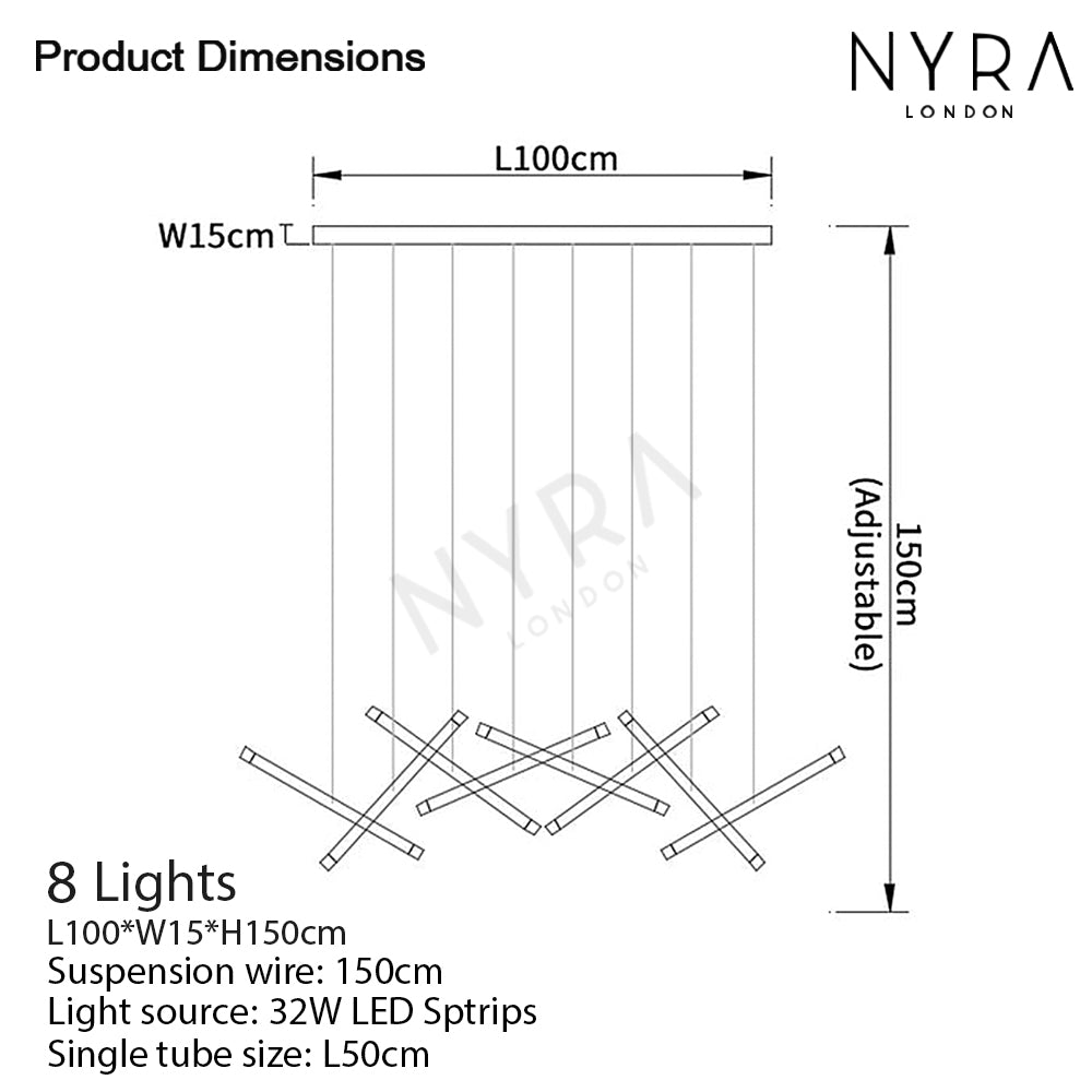 Nano Tube Chandelier