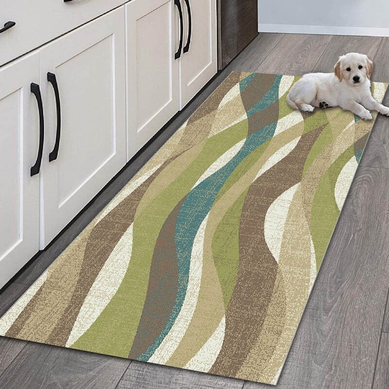 Modern Bold Print Kitchen or hallway Mat