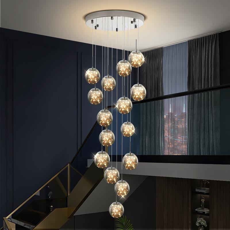 Bella Glass Ball Chandelier Pendant