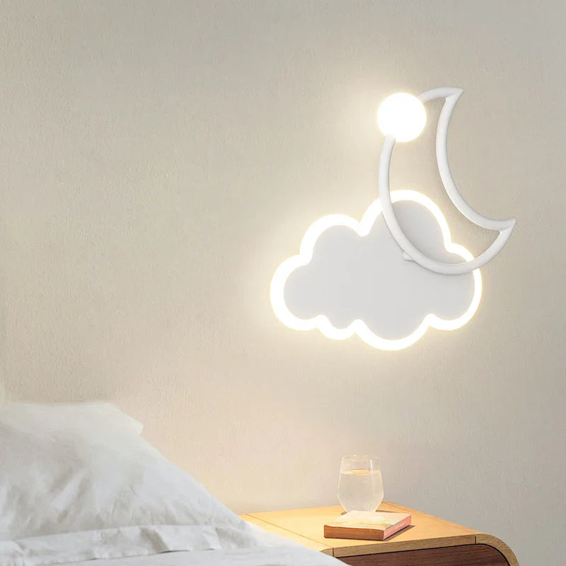 Minimalist Cloud Moon Wall Lamp