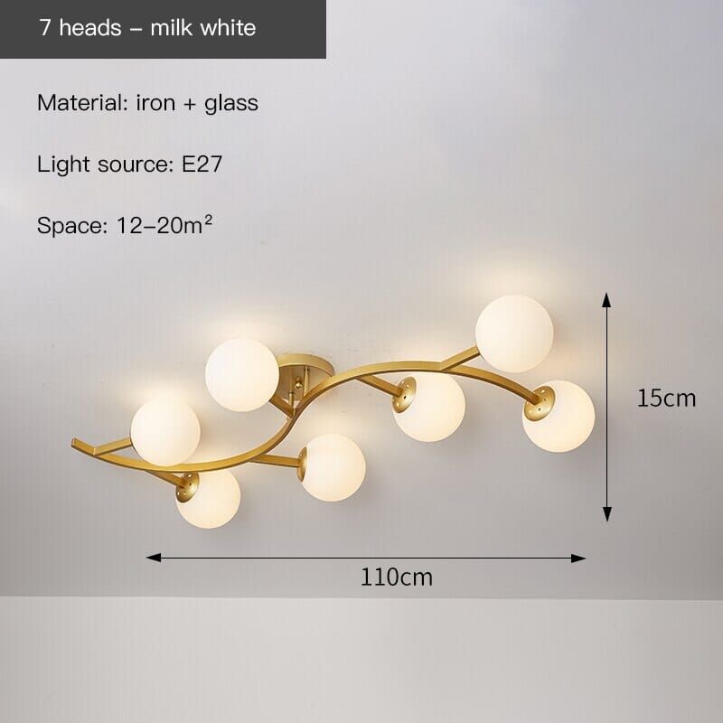 Tree Branch Ceiling Lamp Fixture