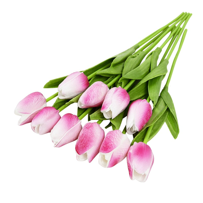 Tulip Artificial Flower Bouquet Decoration (10 Pieces)