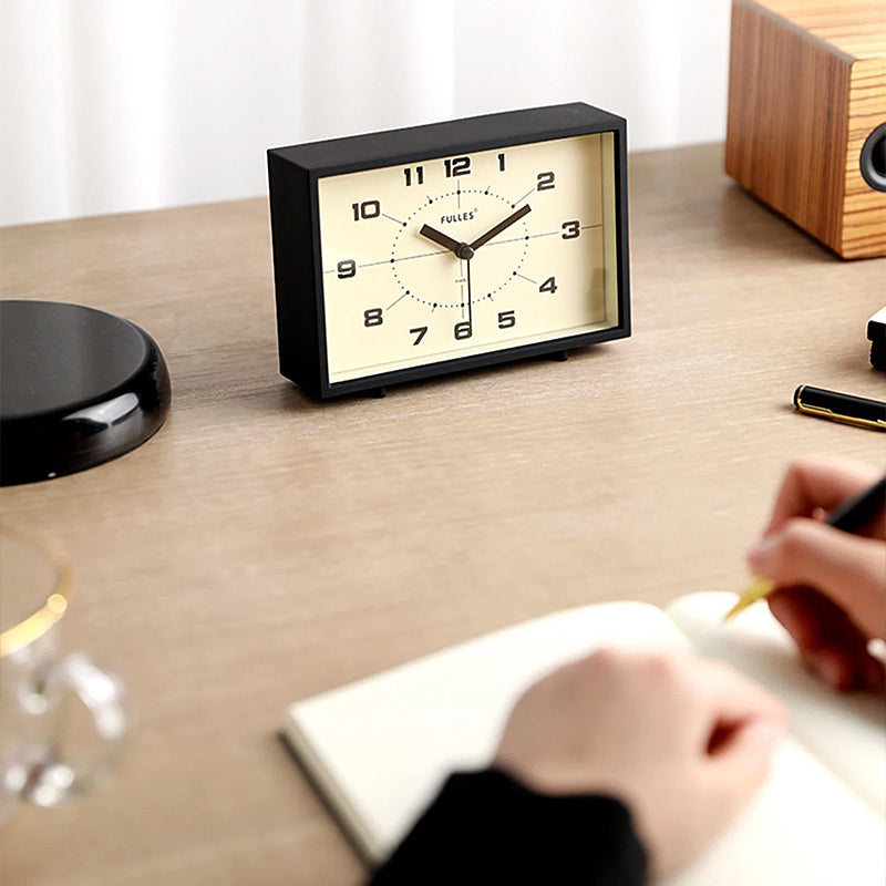 Modern retro alarm clock