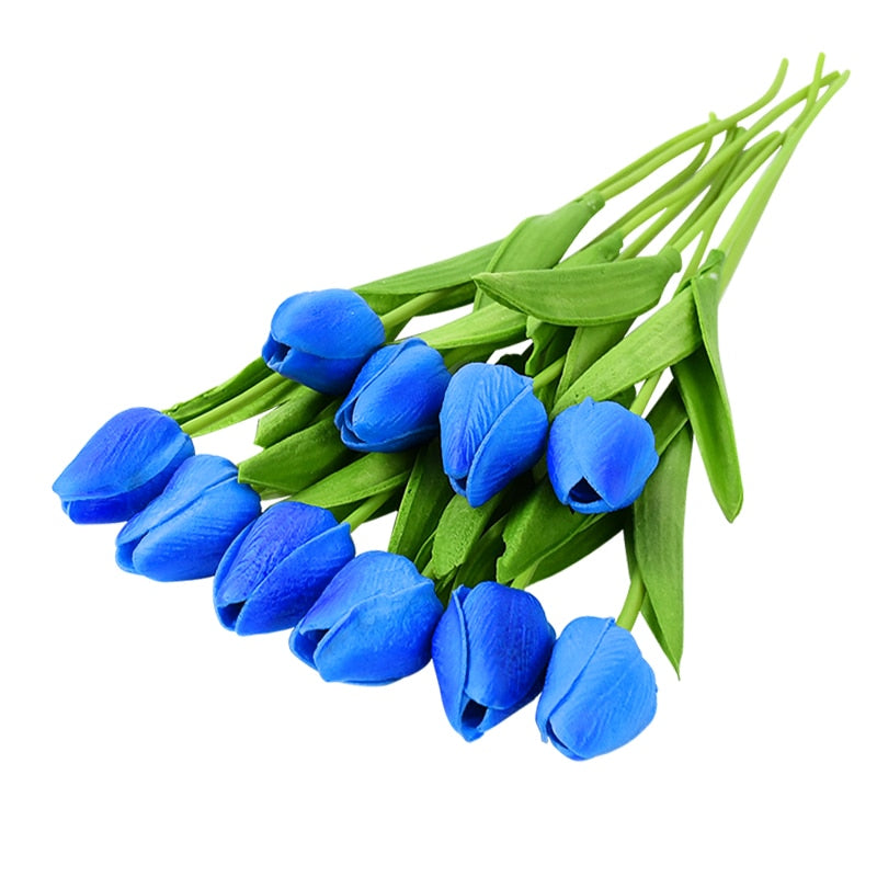 Tulip Artificial Flower Bouquet Decoration (10 Pieces)