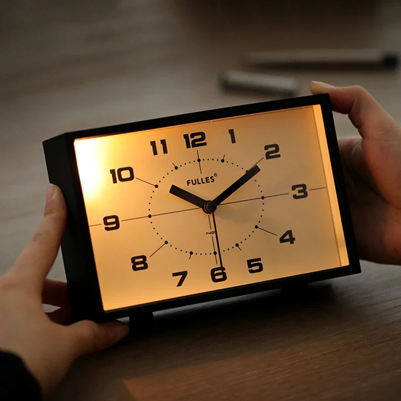 Modern retro alarm clock