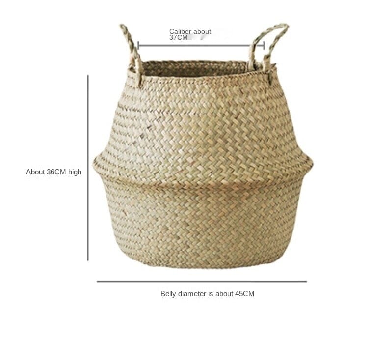 Wicker Woven Storage Baskets Set