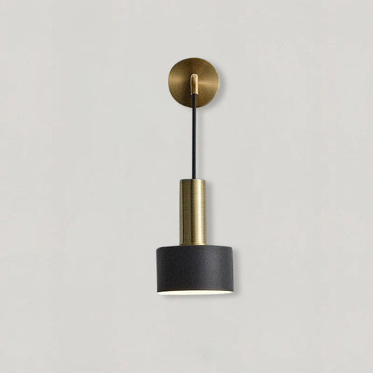 Modern Black And Gold Sconce Lamp