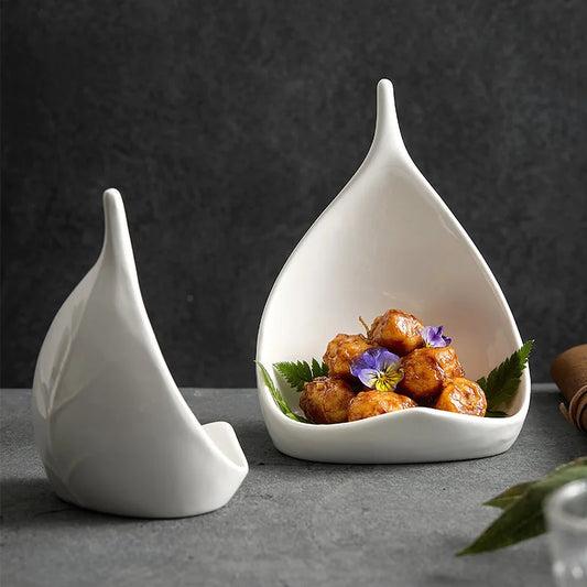 Zen White Decorative Serving Dishes