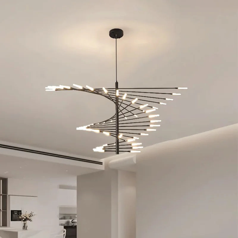 Nyra Spiral Elegant Chandelier