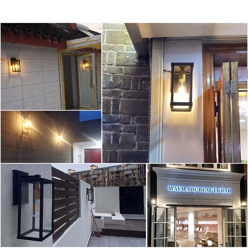 Zahid Bulb Outdoor Wall Lights