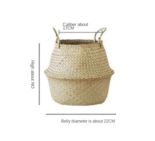 Wicker Woven Storage Baskets Set