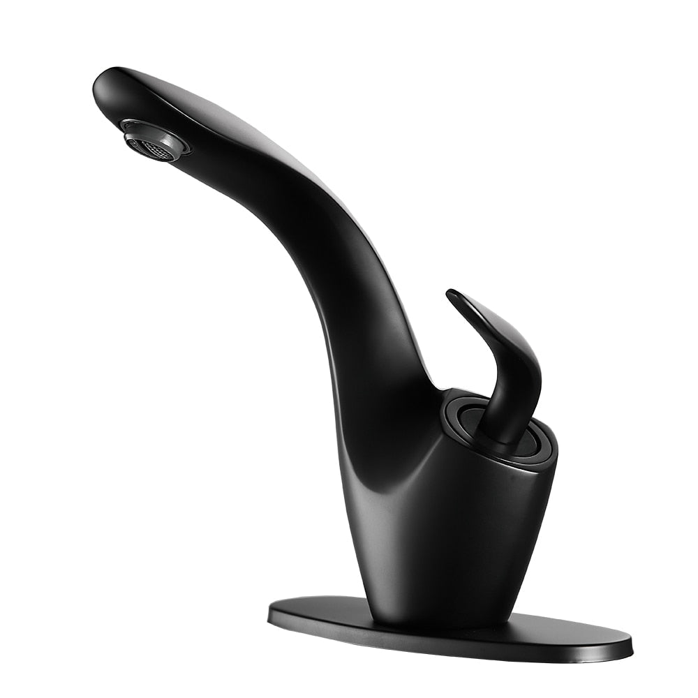 Vita - Modern Curved Bathroom Faucet