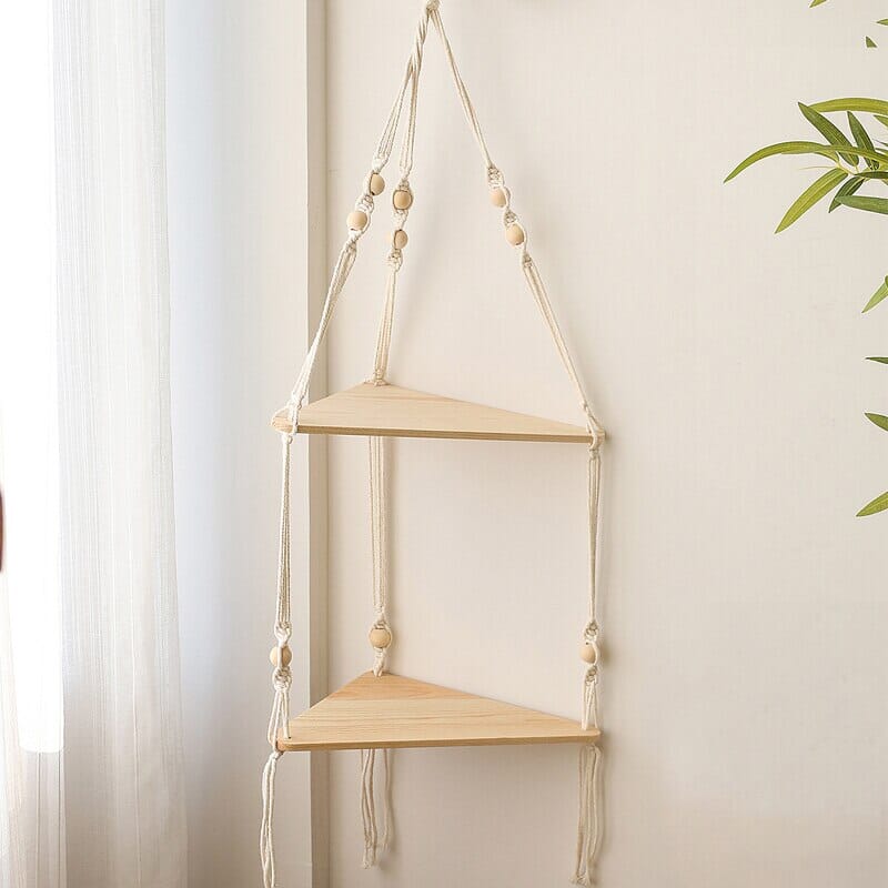 Bohemian Wooden Designer Shelves