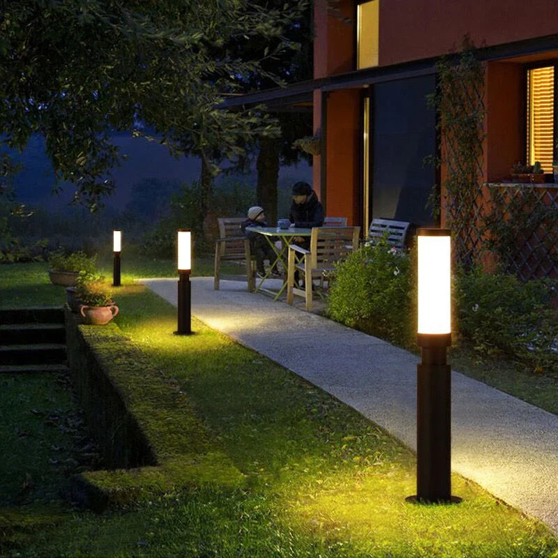 Timber Waterproof Outdoor Pole Lamp