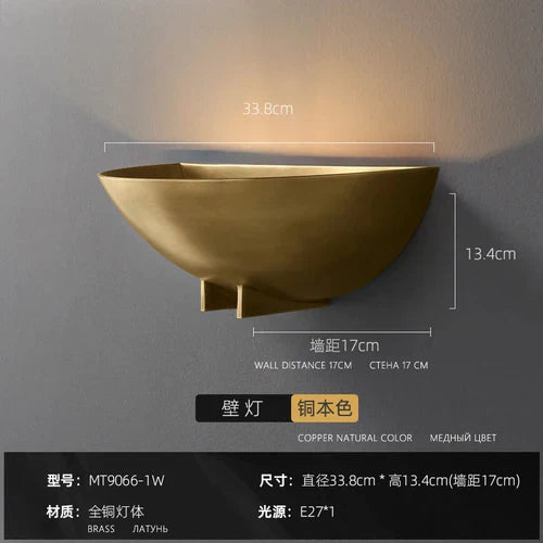 Modern Minimalist Hotel Lobby Corridor Aisle Wall Lamp Bedroom Bedside