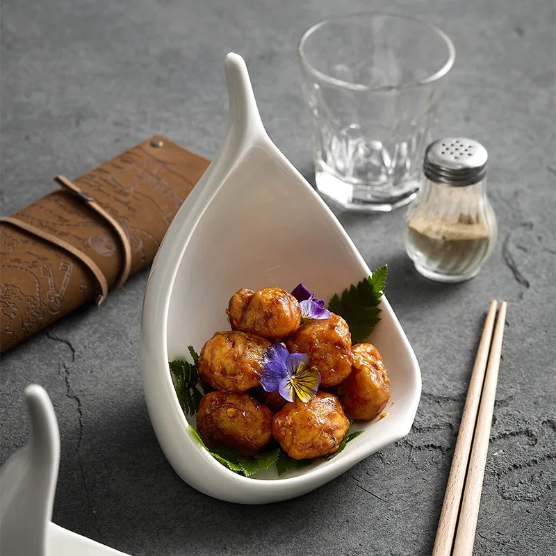 Zen White Decorative Serving Dishes