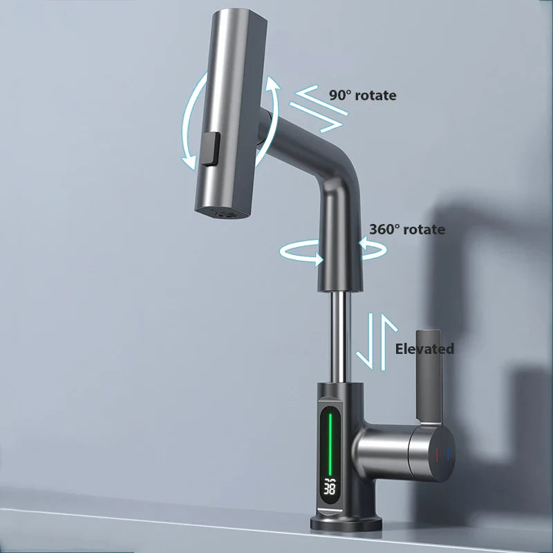 Nyra Waterfall Faucet Display