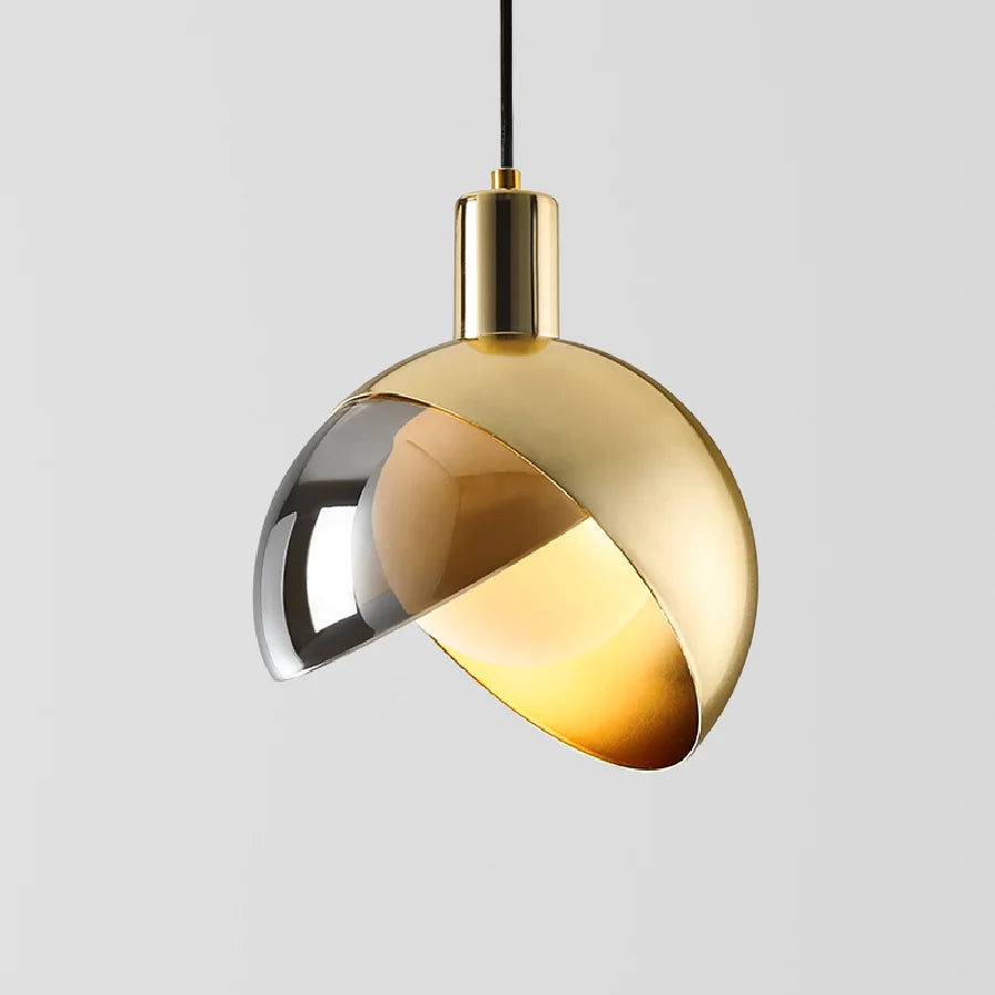 Modern minimalist gold single head small Led Chandelie Nordic creative