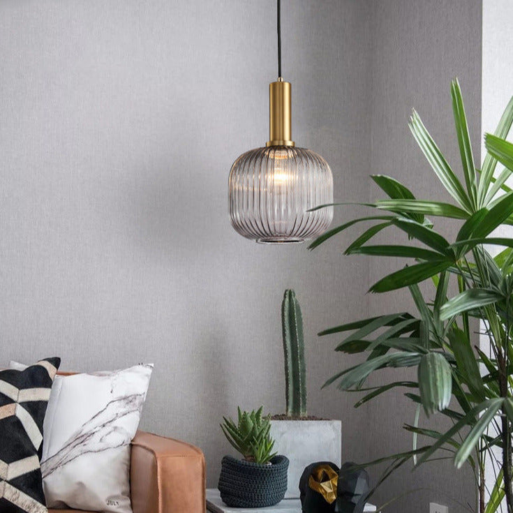 Walden - Vintage Textured Glass Pendant Lights