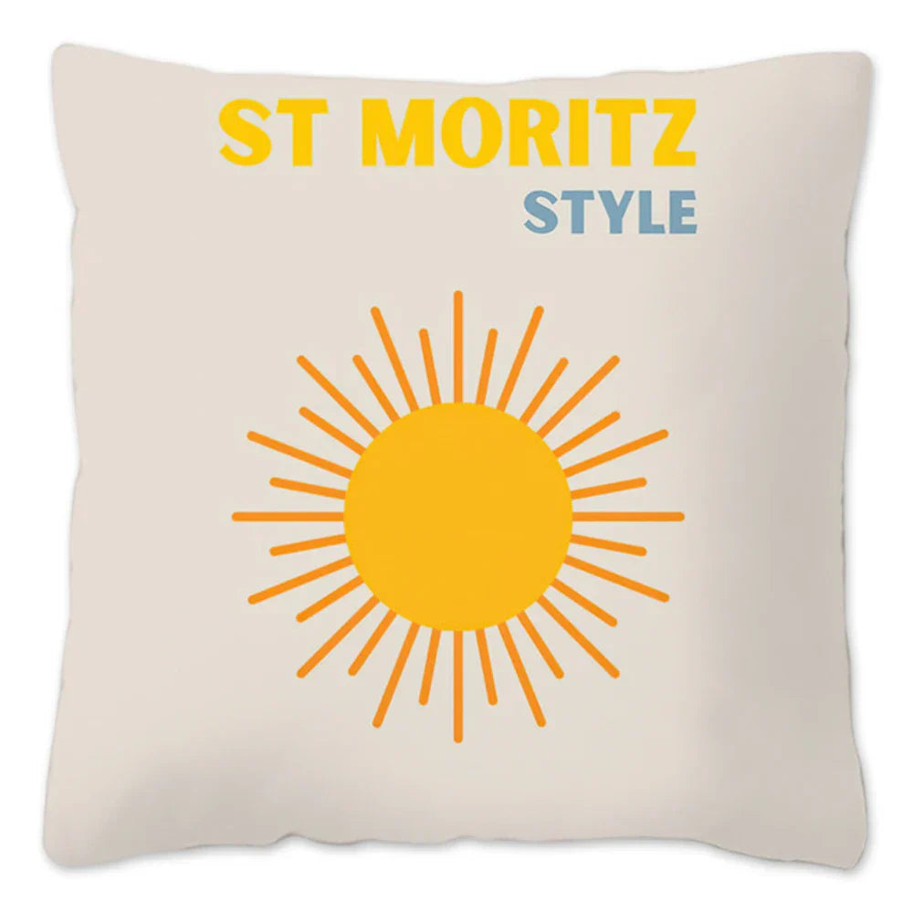 Travel Series Soft Plush Cushion Cover