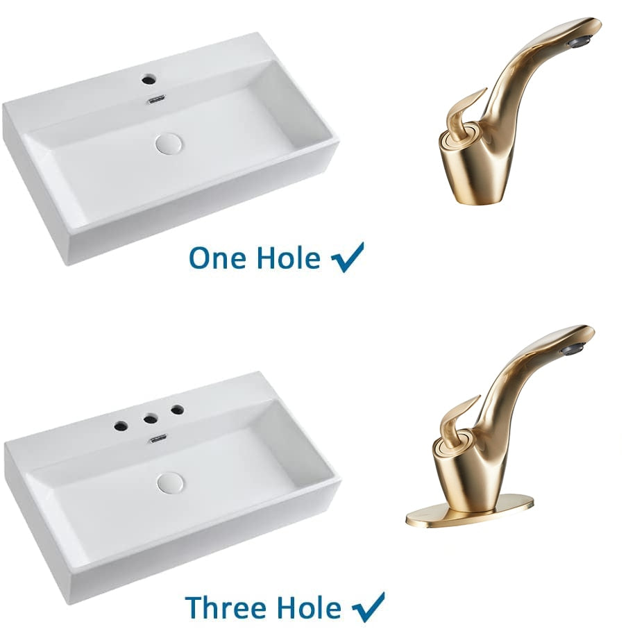 Vita - Modern Curved Bathroom Faucet