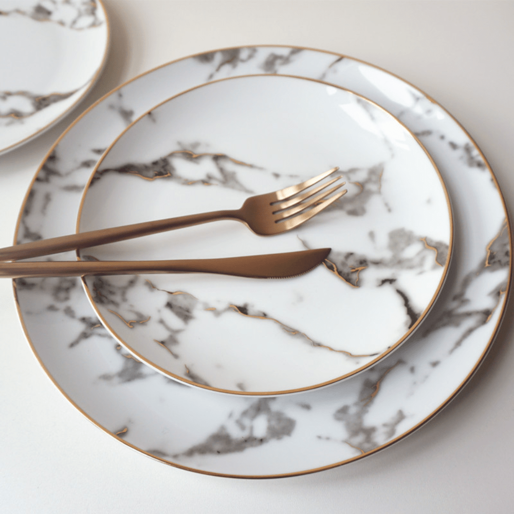 Marble Plate - Nordic Side - bis-hidden, dining, plates