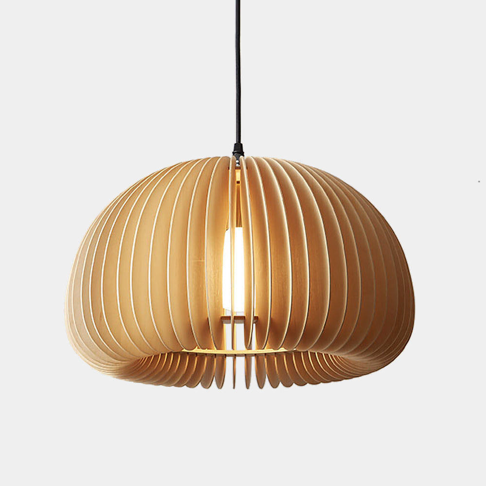 Wooden Pumpkin Pendant Lights Decor