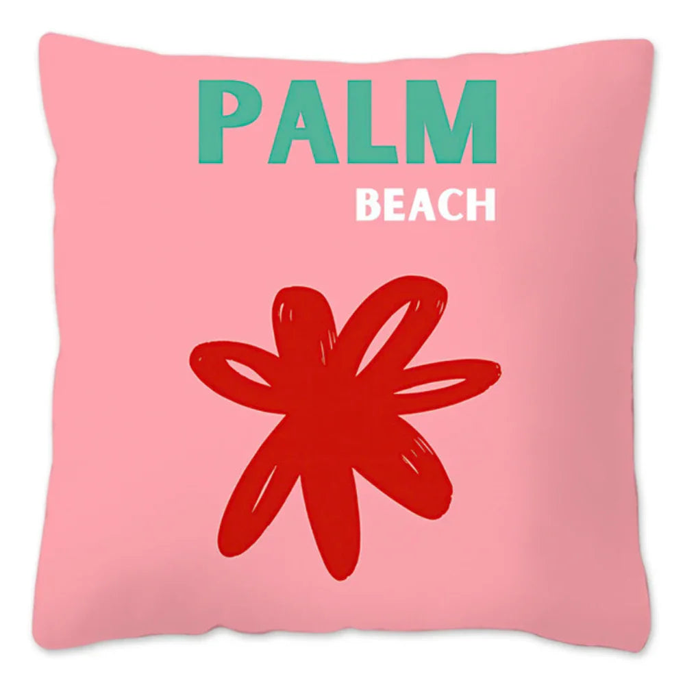 Travel Series Soft Plush Cushion Cover