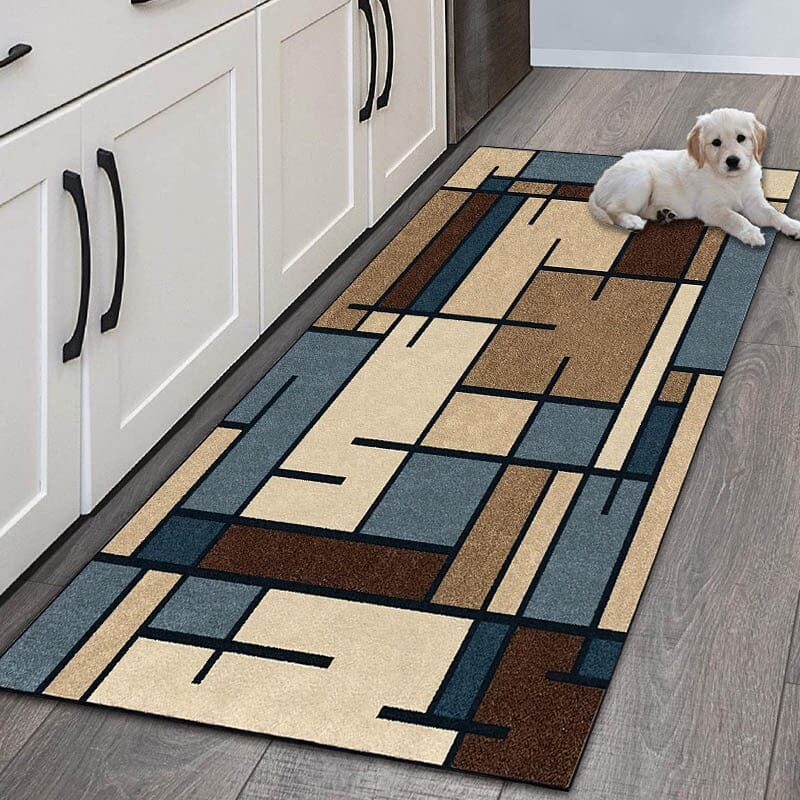 Modern Bold Print Kitchen or hallway Mat