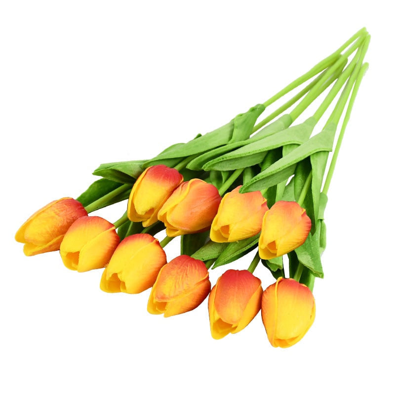 Tulip Artificial Flower Bouquet Decoration (10 Pieces)