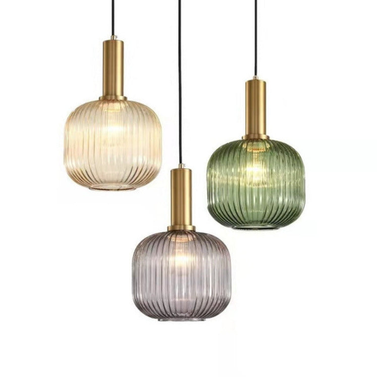 Walden - Vintage Textured Glass Pendant Lights