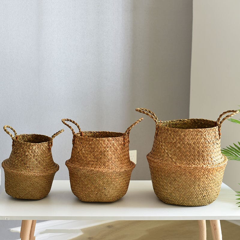 Wicker Woven Storage Baskets Set