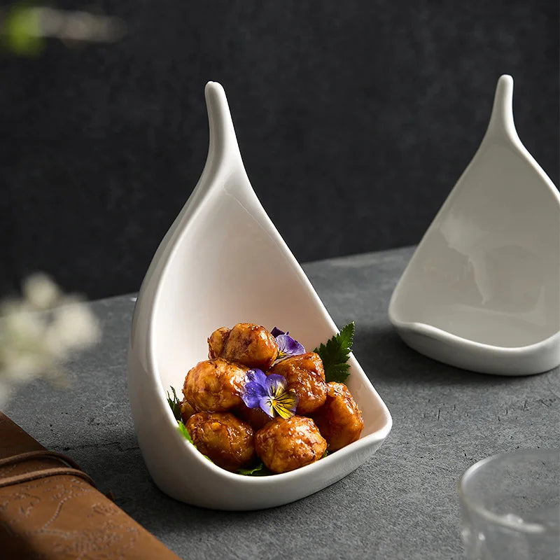 Zen White Decorative Serving Dishes