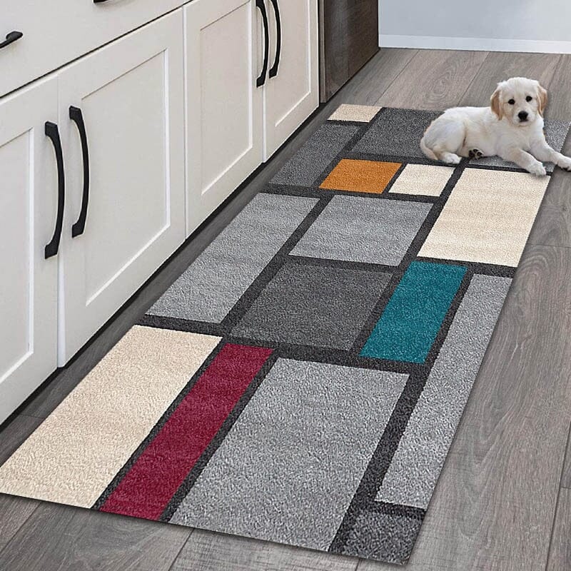 Modern Bold Print Kitchen or hallway Mat