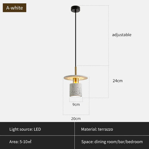 Modern Pendant Lamp Minimalist Art Hanging Lamp Interior LED