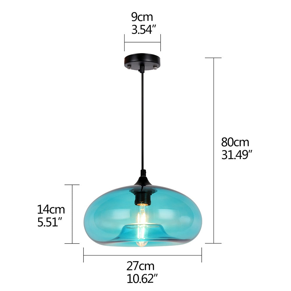 Whitby Modern Glass Pendant Light