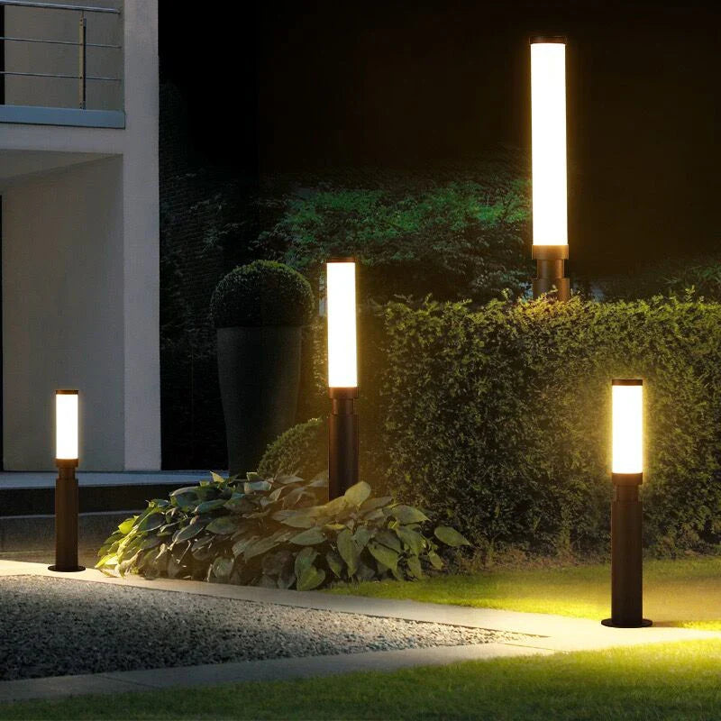 Timber Waterproof Outdoor Pole Lamp