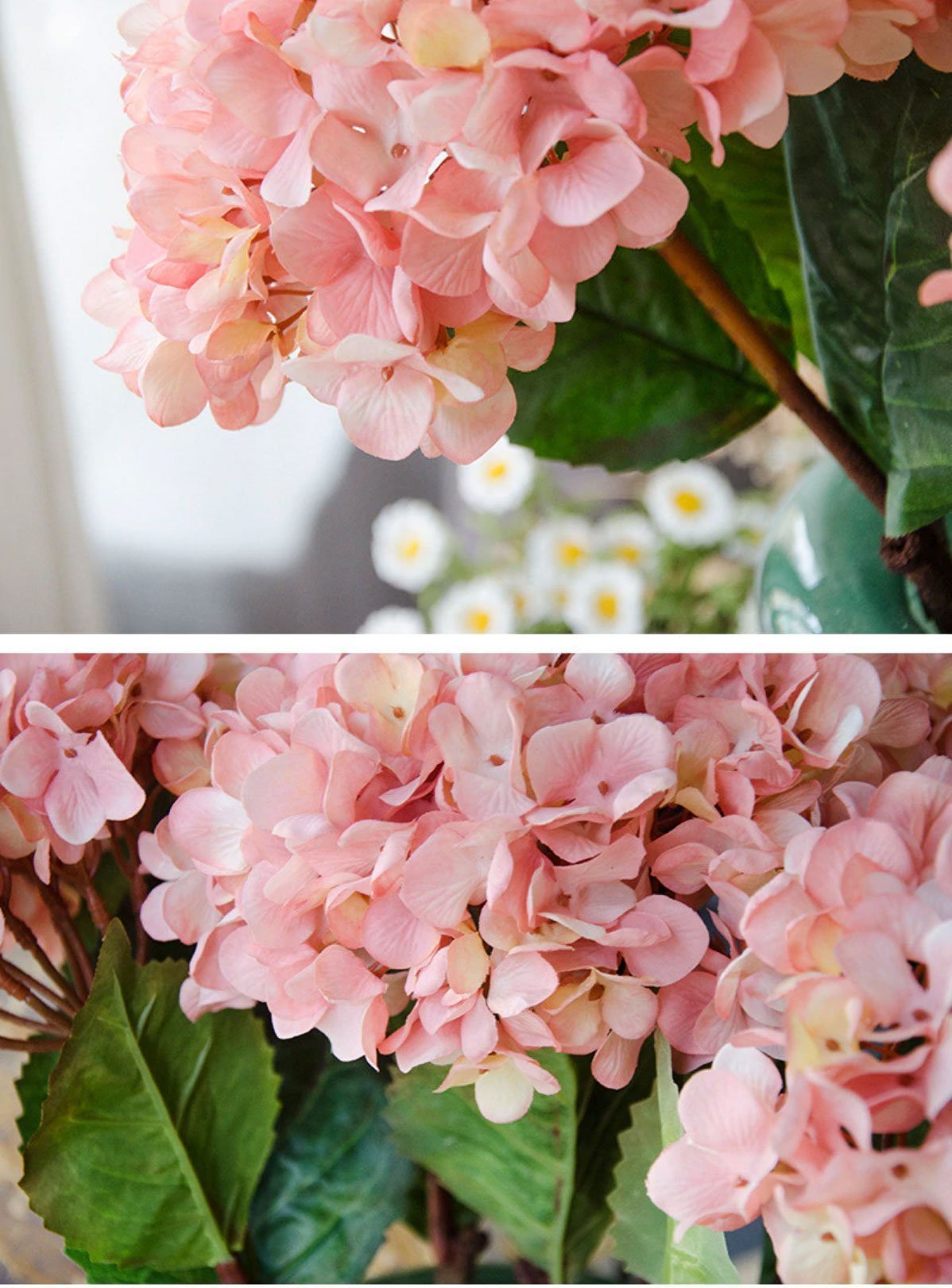 Single Hydrangea Branch - Nordic Side - 