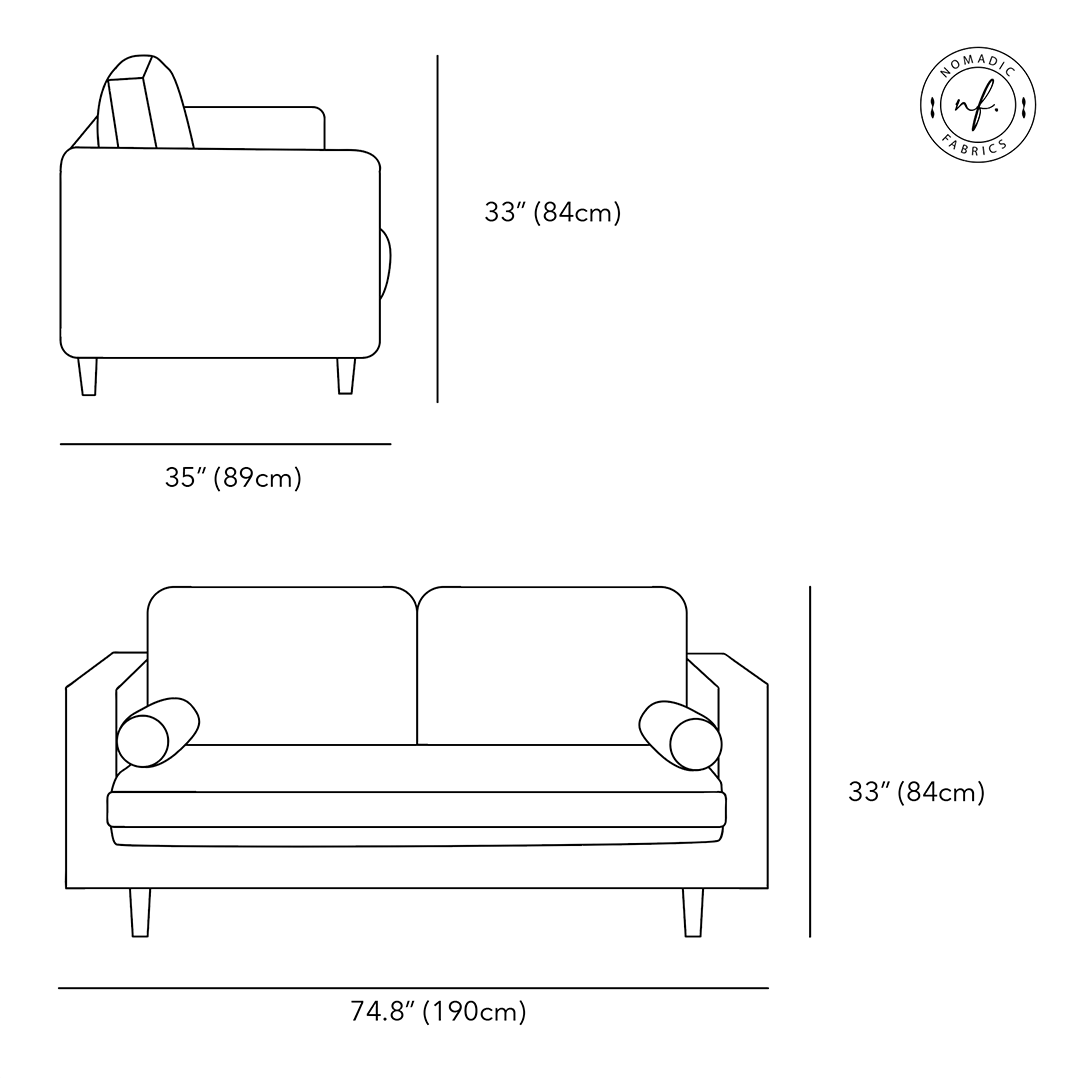 The Azure Sofa - Nordic Side - 