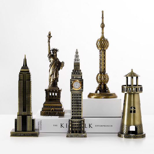 World Architecture Ornaments Display Set