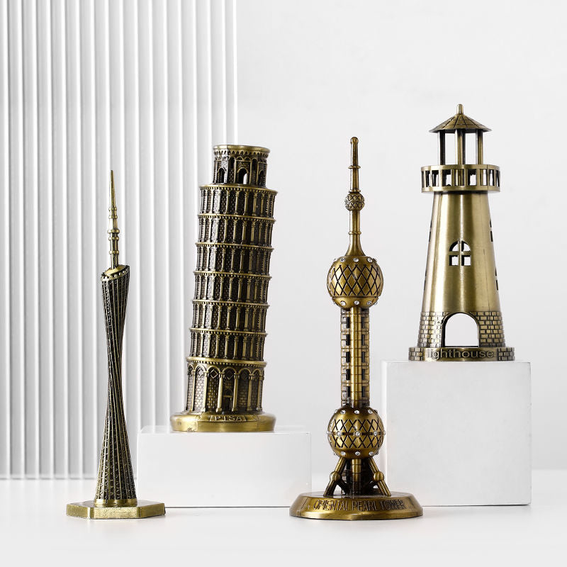 World Architecture Ornaments Display Set