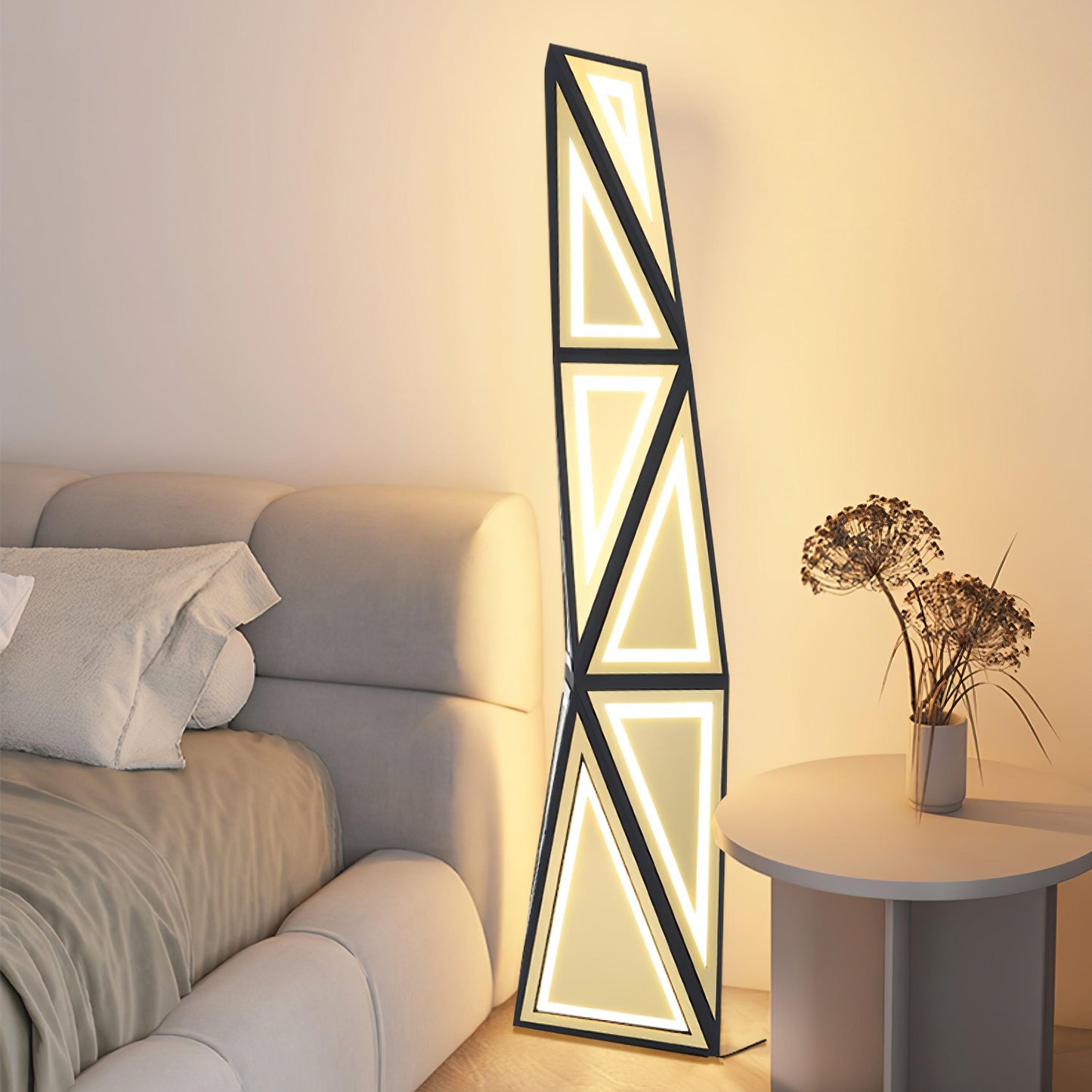 Tapered Cube Floor Lamp