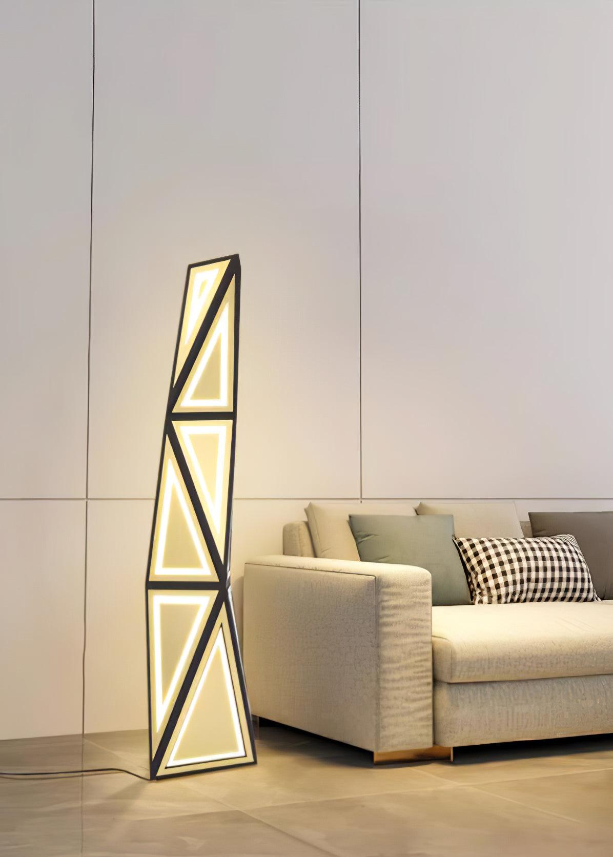 Tapered Cube Floor Lamp