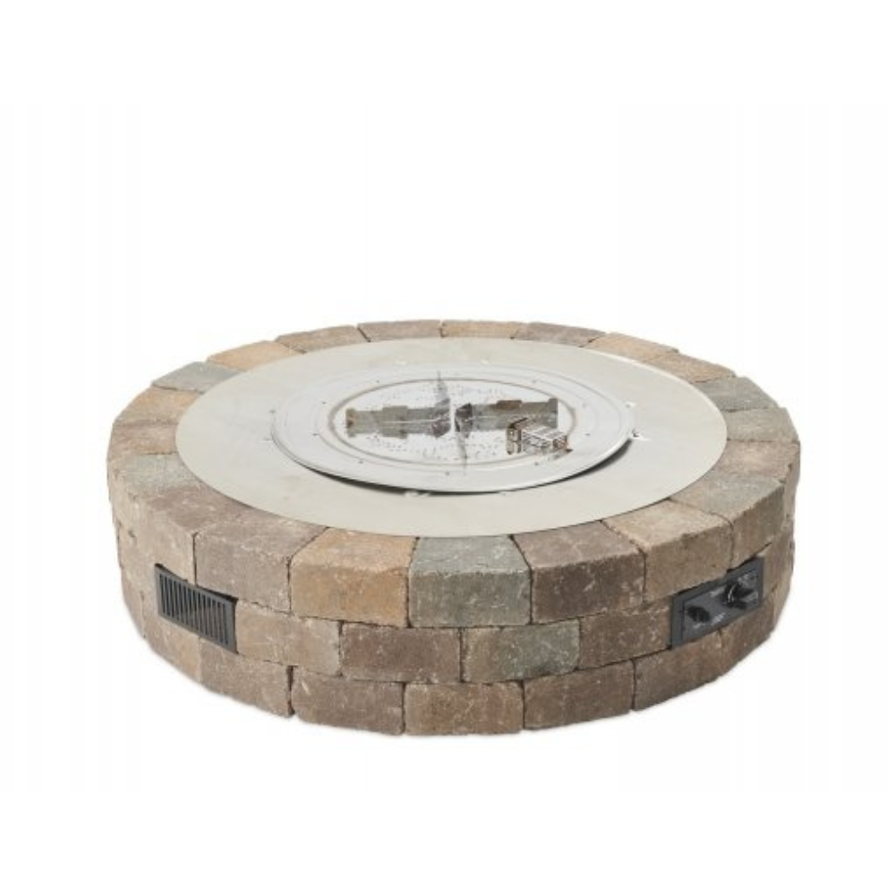 The Outdoor Greatroom Company Bronson Block Round Gas Fire Pit Kit (BRON52-K)