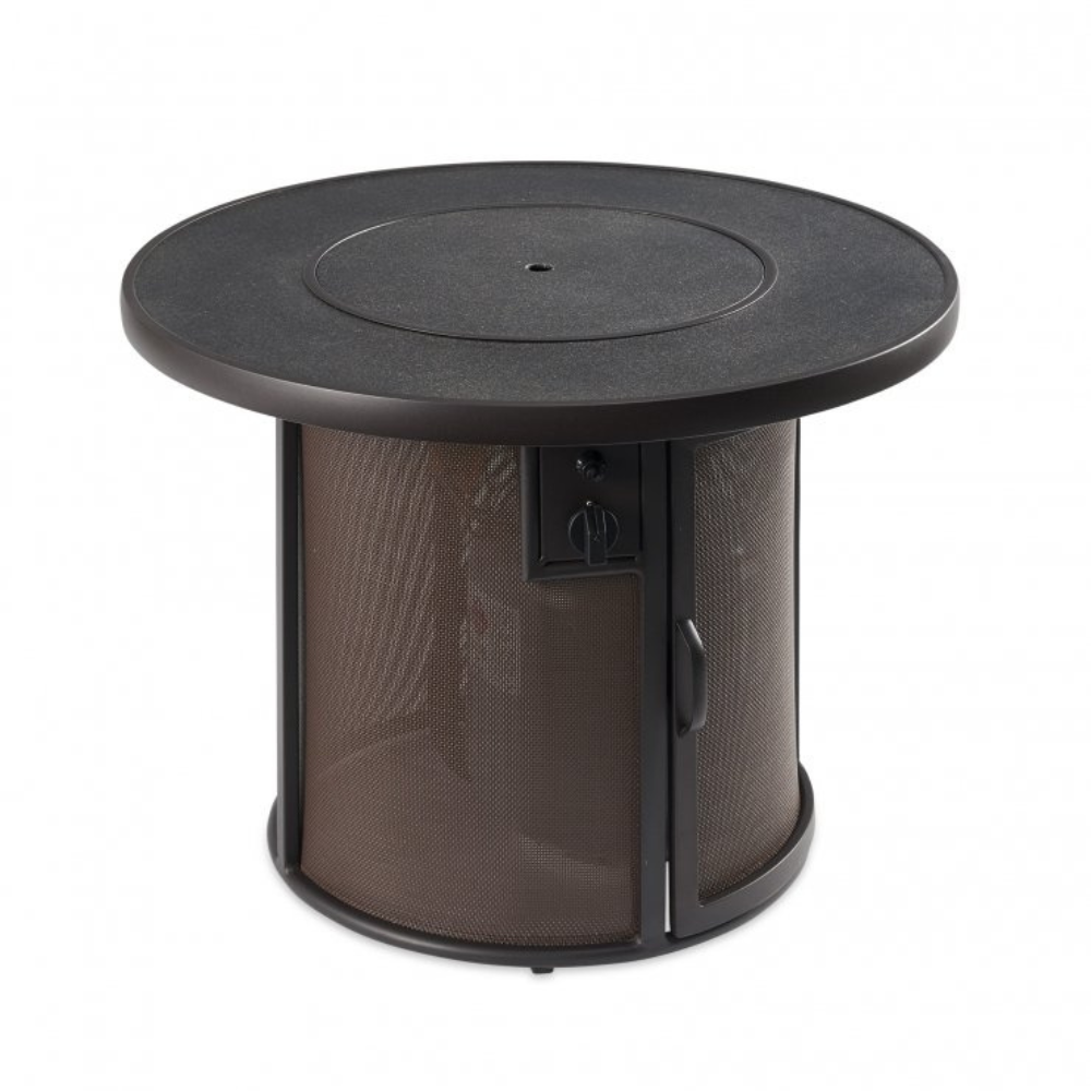 The Outdoor Greatroom Company Brown Stonefire Round Gas Fire Pit Table (SF-32-K)